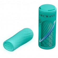 Компактный мастурбатор для мужчин «Arcwave Ghost Pocket Stroker Mint» мятного цвета, WOW Tech AWPN1SG8, из материала Силикон, длина 10 см.