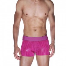 Яркие мужские трусы-боксеры, цвет розовый, La Blinque LBLNQ-15539-LXL, из материала Полиамид, L/XL