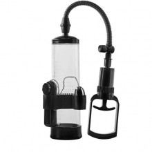 Прозрачная вакуумная помпа с вибрацией «Vibrating Penis Pump», Dream Toys 21910, цвет Прозрачный, длина 21 см.
