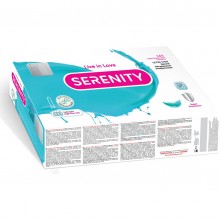 Ультратонкие натуральные презервативы «Ultra Thin», Serenity 6949402826174, из материала Латекс, цвет Прозрачный, длина 18 см.