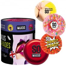 Ультратонкие презервативы в кейсе «So Much Sex Sensitive», в упаковке 100 шт, Maxus 0364mx, длина 18 см.