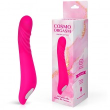 Вибромассажер для точки G, цвет розовый, Bior Toys CSM-23177, из материала Силикон, коллекция Cosmo Orgasm, длина 21.3 см.