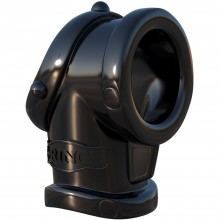 Эрекционное кольцо «Cock Pipe With Ball-Stretcher» с кольцом для мошонки, цвет черный, Pipedream 5347140000, коллекция Fantasy C-Ringz, диаметр 3.3 см.