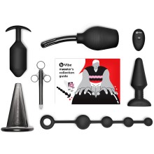 Профессиональный набор анальных игрушек «Masster's Degree Set» для продвинутых пользователей, черный, силикон, B-vibe BV-027