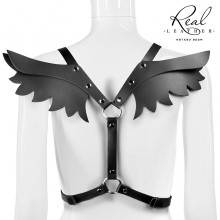 Роскошная портупея с крыльями «Notabu real Leather», цвет черный, NTB-80737