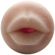 Мини-мастурбатор ротик «Oral Mini Masturbator», цвет телесны, Adrien Lastic 30807, длина 8.5 см.