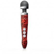 Вибратор-ванд «Die Cast 3R Rose», цвет красный, Doxy 54007320000, из материала Силикон, длина 28 см.