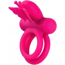    Silicone Rechargeable Dual Butterfly Ring,  , California Exotic Novelties SE-1843-35-3,  9.5 .