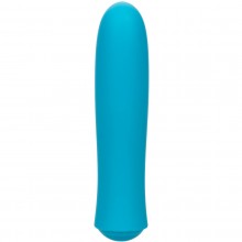 Миниатюрный перезаряжаемый вагинальный вибромассажер «Kyst T.C.B. Taking Care of Business», цвет синий, California Exotic Novelties SE-3300-81-2, из материала Силикон, длина 10.5 см.