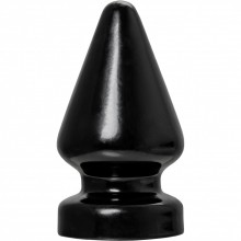 Анальная втулка «POPO Pleasure Draco», цвет черный, ToyFa 731455, из материала ПВХ, длина 20 см.