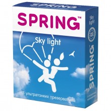 Презервативы «SPRING Sky Light» ультра-тонкие, 3 шт, SP Sky 3, из материала Латекс