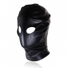 Черная маска на лицо с прорезями для глаз, TFB-0426B, из материала Полиэстер, цвет Черный