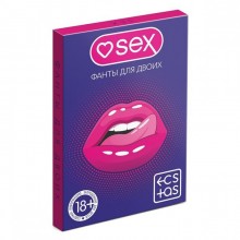 Фанты для двоих «Sex», 20 карт, Ecstas 9518969, из материала Картон, цвет Фиолетовый