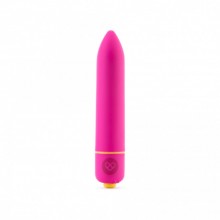 Мощный мини-стимулятор «Power Bullet», цвет розовый, Pink Vibe PV-10007, из материала Пластик АБС, длина 9 см.