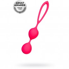 Вагинальные шарики «A-Toys Rai» со смещенным центром тяжести, цвет розовый, ToyFa 764015, из материала Силикон, длина 17 см.