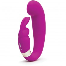 Вибратор для клитора и G-точки «Happy Rabbit», цвет розовый, 80252, из материала Силикон, длина 11.5 см.