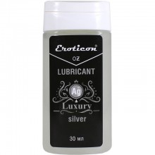 Защитная гель-смазка «Luxury Ag» с серебром, 30 мл, Eroticon 34049, цвет Прозрачный