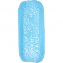 Текстурированный мастурбатор «Chisa», с мягкими бороздками внутри, цвет голубой, Chisa CN-370838279, бренд Chisa Novelties, из материала TPE, длина 12.5 см.