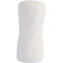Карманный мастурбатор «Blow Cox», цвет белый, Chisa CN-920832530, из материала TPE, длина 10.7 см.