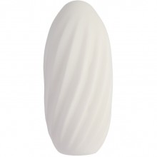 Мастурбатор двухсторонний «Alpha», цвет белый, Chisa Novelties CN-920832760, коллекция COSY, длина 10.6 см.