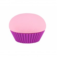 Вакуумно-волновой вибратор кексик «Raspberry Cupcake», цвет розовый, Lola Games Lola Toys 9210-02lola, из материала Силикон