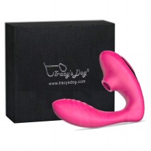 Вибромассажер для клитора и точки «G Clitoral Sucking Vibrator Og», цвет розовый, AAS007RE, бренд Tracy`s Dog