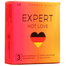 Презервативы Еxpert «HOT LOVE» с разогревающим эффектом, 3 штуки, 201-0687, из материала Латекс