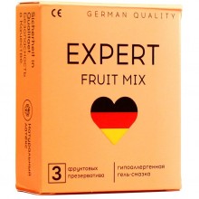 Презервативы Еxpert «FRUIT MIX» фруктовые ароматизированные, 3 штуки, 201-0663, из материала Латекс