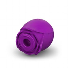 Вибрирующий фиолетовый бутон розы «Rose Vibrator» для стимуляции клитора, Tracys Dog AVB099PU, из материала Силикон, длина 7 см.