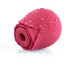 Вибратор в форме бутона красной розы «Rose Vibrator», Tracys Dog AVB099RE, из материала Силикон