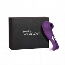 Вакуумный стимулятор клитора «Clitoral Sucking Vibrator Cat», цвет фиолетовый, AVB021PU, бренд Tracy`s Dog, из материала Силикон