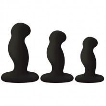 Набор из трех вибровтулок «G Play Trio», цвет черный, Nexus PGPT002, длина 8 см., со скидкой