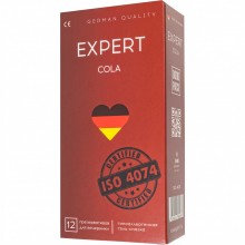 Презервативы «EXPERT Cola» 12шт, с ароматом Колы, 913/1, из материала Латекс, длина 13 см.