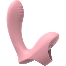Вибратор насадка на палец «S-HANDE» для точки G, цвет розовый, S-HANDE SHD-S496., длина 12.8 см.