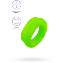 Эрекционное кольцо на пенис «Peak», зеленое, Eromantica 211504, из материала Силикон, цвет Зеленый, диаметр 4.5 см.