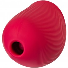 Вакуумно-волновой стимулятор клитора «Birdie», цвет красный, Qli by Flovetta 602602, бренд ToyFa, из материала Силикон, длина 6.3 см.