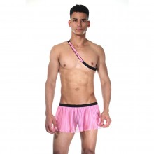 Мужской игровой костюм с юбкой «Охотник», размер S/M, La Blinque LBLNQ-15442-SM, цвет Розовый