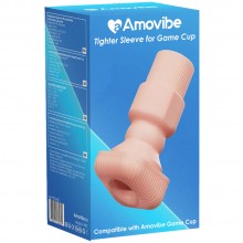 Вставка-рукав для инновационного робота-мастурбатора «Game Cup», AM-V016ND, бренд Amovibe, из материала TPE, длина 15 см.