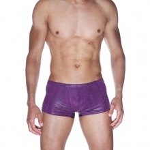 Фиолетовые мужские гладкие боксеры, размер S/M, La Blinque LBLNQ-15540-SM, из материала Ткань