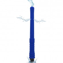 Гигиеническая анальная насадка «Geyser Anal Douche» для душа, цвет синий, DEL10084, бренд Toy Joy, из материала Силикон, длина 27 см.