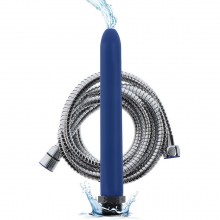 Набор для анального душа «Buttocks The Cleaner Shower Set», DEL10085, бренд Toy Joy, из материала Силикон, цвет Синий, длина 15 см.