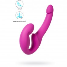 Анатомический безремневой страпон «Share Lite», цвет розовый, Fun Factory 25500, из материала Силикон, длина 16.5 см.
