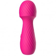 Вибромассажер универсальный для эрогенных зон «Massager» и массажа, цвет розовый, материал силикон, Silicone Toys USK-W03 DAZZLE, длина 13.5 см.