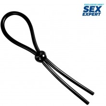 Лассо для члена из коллекции «Special Pleasure», Sex Expert sem-55250, цвет Черный
