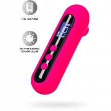 Вакуум-волновой стимулятор «eroTeq Molette», цвет розовый, Toyfa 593002, из материала Силикон, длина 13 см.