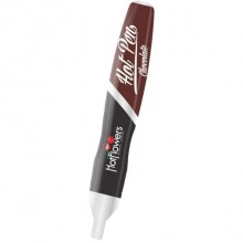 Вкусовая ручка для рисования на теле «Hot Pen» со вкусом шоколада, 35 г, HotFlowers HC246, цвет Коричневый