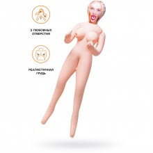 Кукла надувная «Dolls-X by TOYFA Lilit» блондинка, с тремя отверстиями, рост 150 см, 117026, из материала ПВХ, цвет Телесный, 2 м.