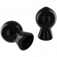 Помпы-присоски для сосков «Size Matters Nipple Boosters», цвет черный, XR Brands XRAC200, из материала TPR, длина 6.7 см.