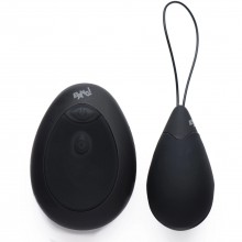 Виброяйцо «Bang 10X Silicone Vibrating Egg» с дистанционным управлением, XR Brands XRAG462-Black, из материала Силикон, длина 6 см.