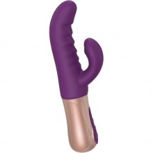 Вибратор кролик «Sassy Bunny Purple Rain» с двойной технологией для стимуляции точки G и клитора, Love to Love 6032718, цвет Фиолетовый, длина 10.5 см.